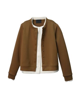 LAYERED JACKET - GINGER/PEARL