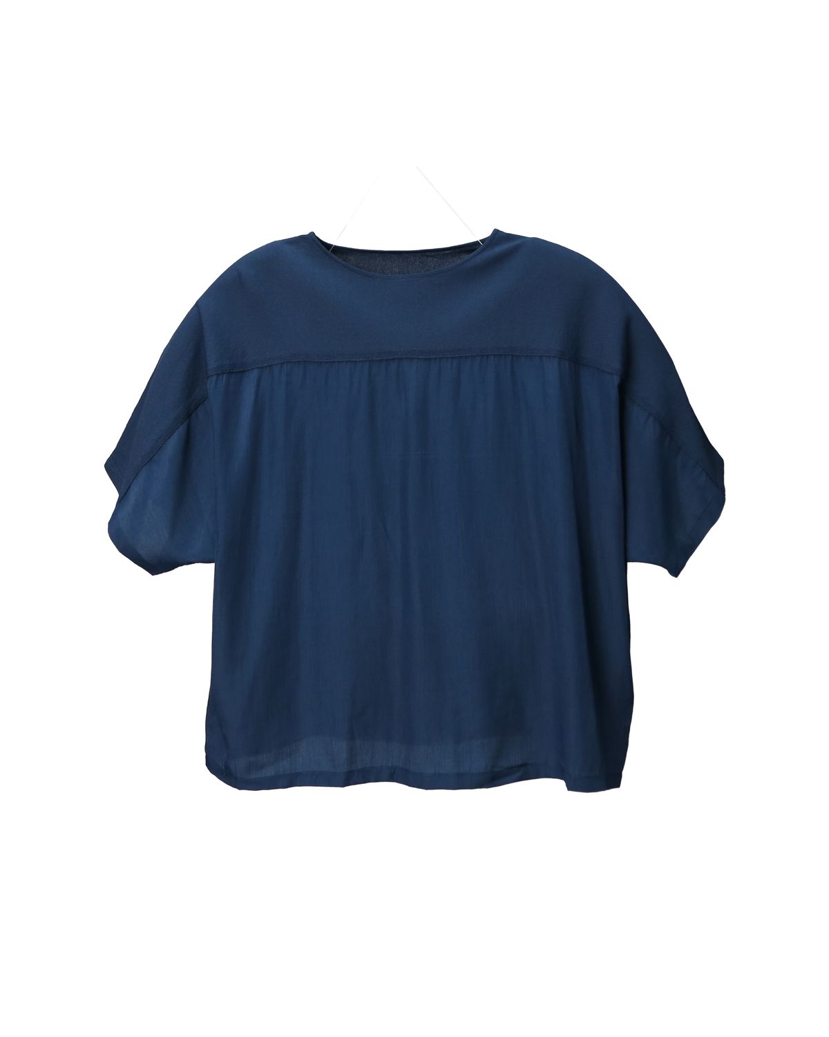BATWING ROUND NECK TOP - TEAL