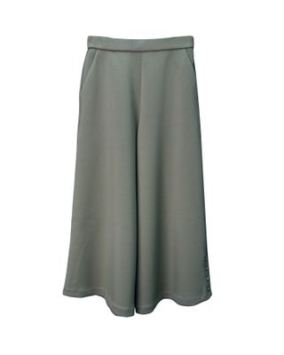 BUTTONS SIDE SLIT CULOTTES - DARK REED