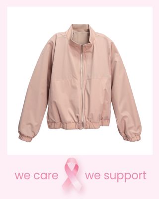 REVERSIBLE ZIP UP JACKET - BLOSSOM/ SHELL