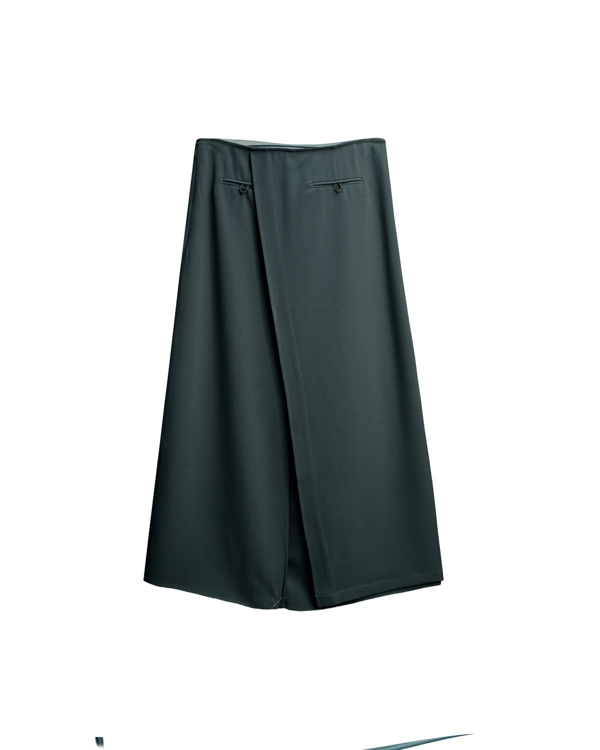 WRAP FRONT LONG SKIRT - BEAT