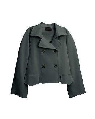 DOUBLE BREASTED CROPPED JACKET - BEAT