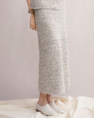 TWEED LONG SKIRT - PATTER