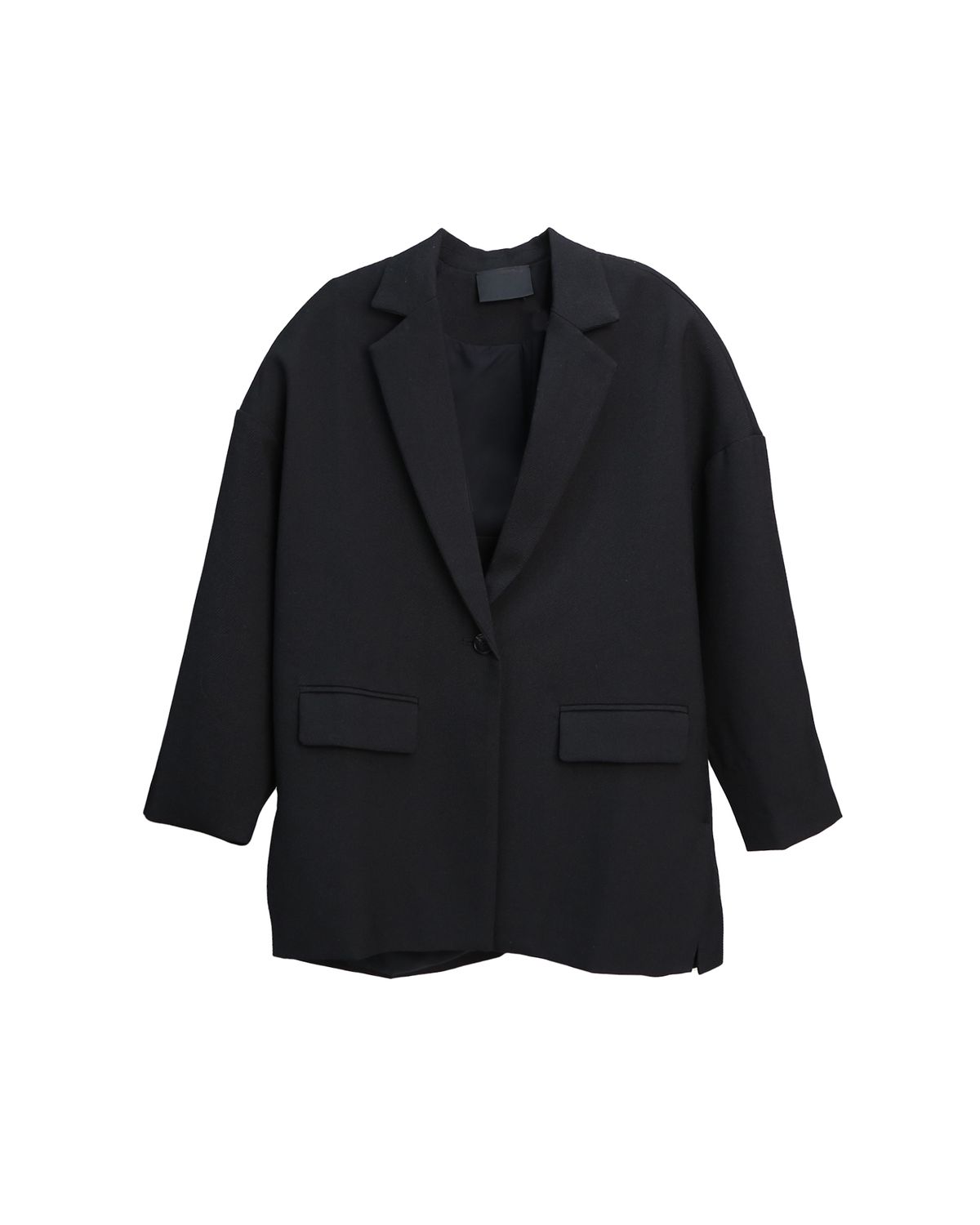 OVERSIZED BOYFRIEND BLAZER - BLACK