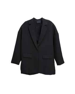 OVERSIZED BOYFRIEND BLAZER - BLACK