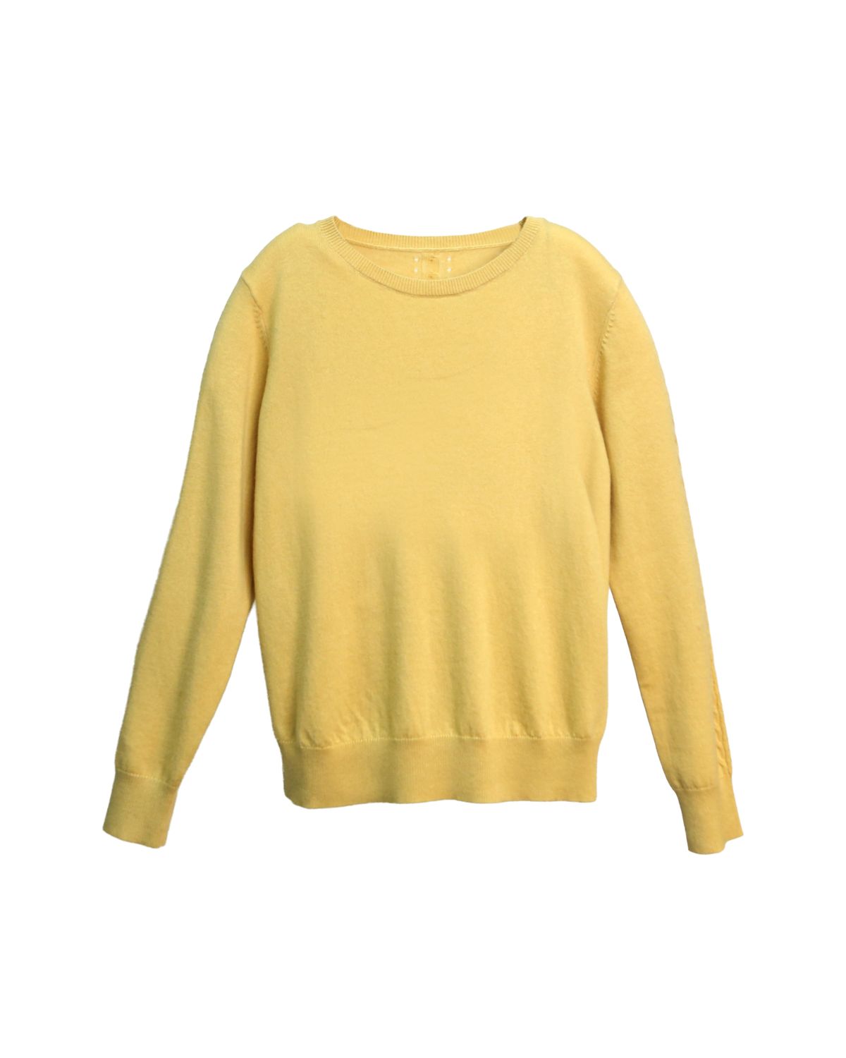 CABLE DETAIL KNIT PULLOVER - MUSTARD