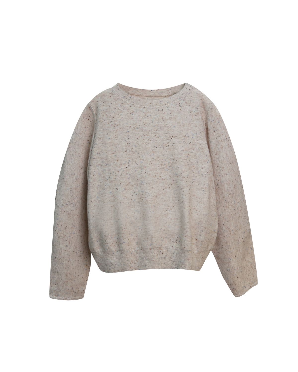 SLUB YARN KNIT TOP - SHEEP