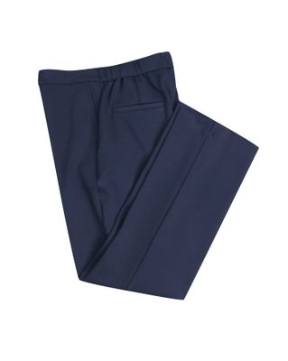 CUFFED TAPERED PANTS - BLUE