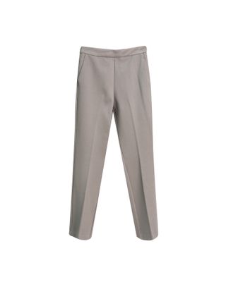 CUFFED TAPERED PANTS - CEMENT