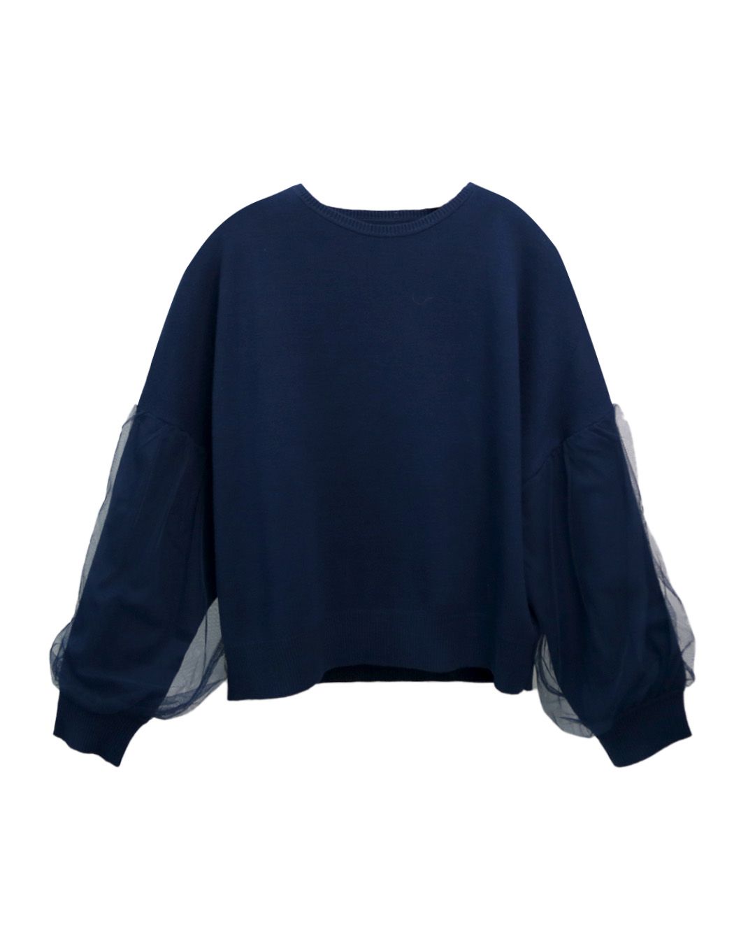 MESH SLEEVES TOP - DEEP TEAL