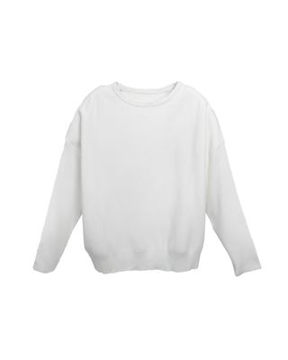 ASYMMETRICAL HEM TOP - EGGSHELL