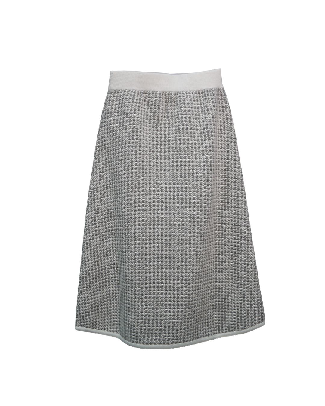 A-LINE MIDI KNIT SKIRT - LHG