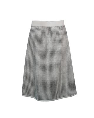 A-LINE MIDI KNIT SKIRT - LHG