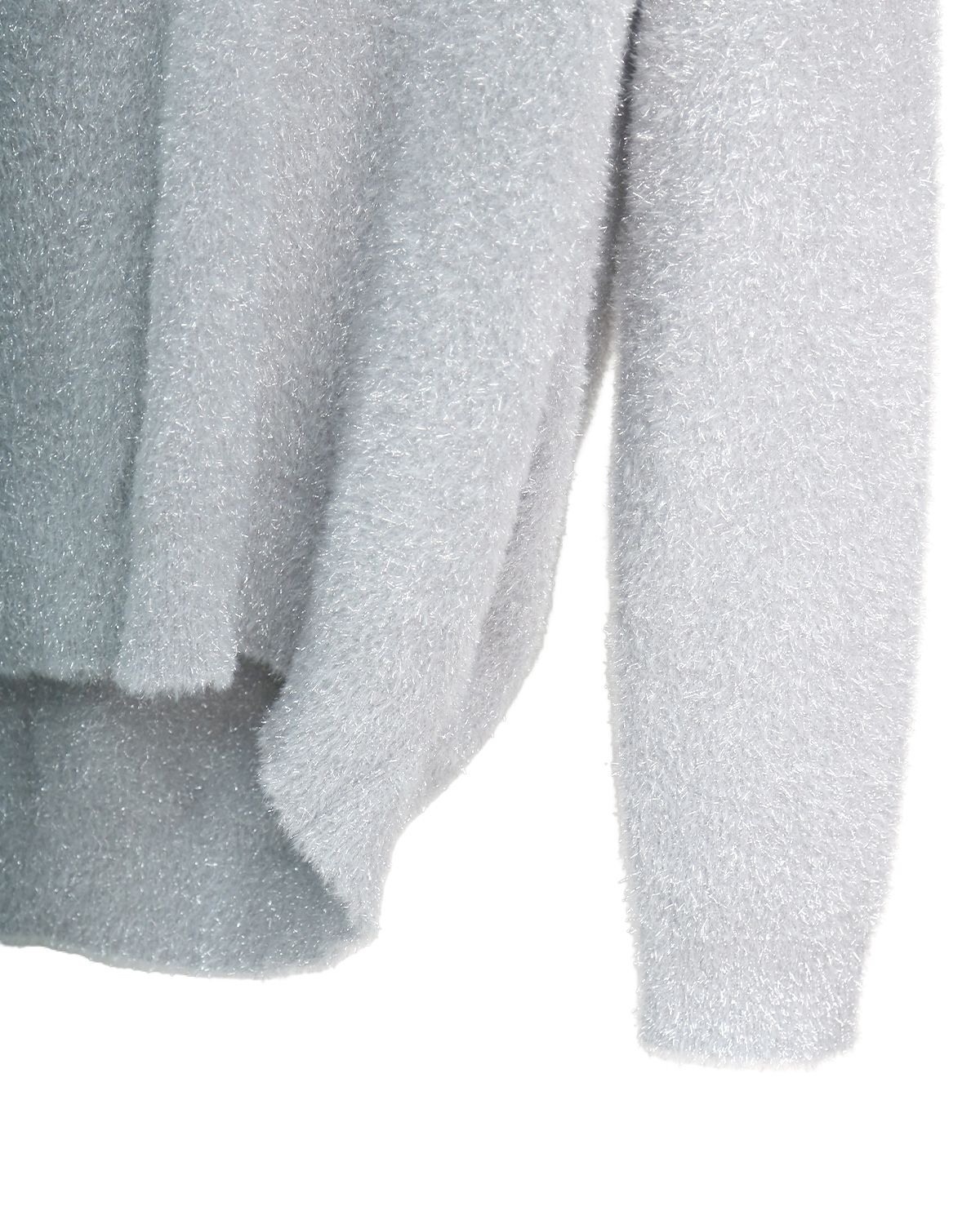 METALLIC PULLOVER - SILVER