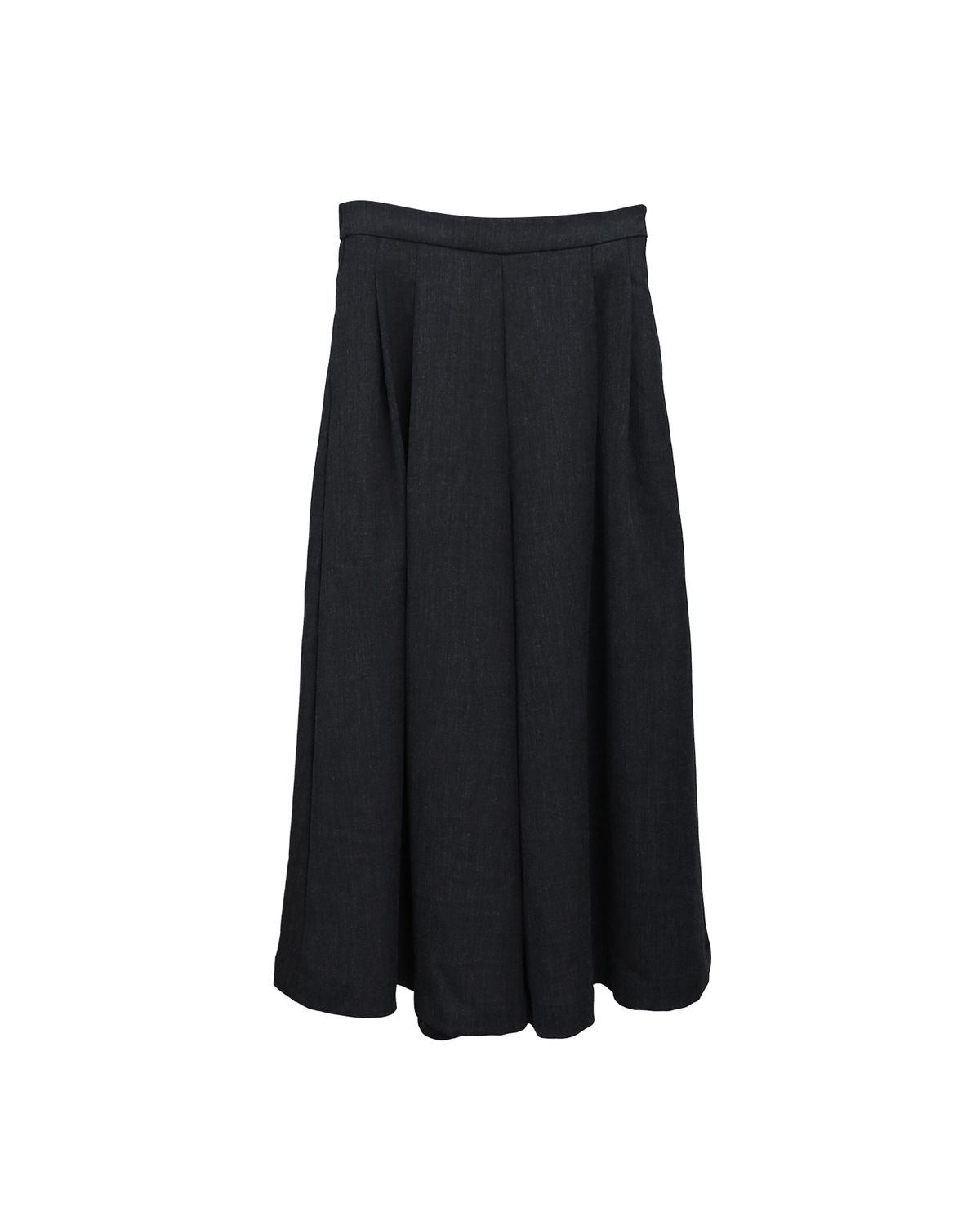 WIDE LEG CULOTTES - DK CHARCOAL