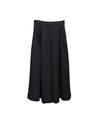 WIDE LEG CULOTTES - DK CHARCOAL