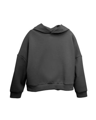 DOUBLE KNIT HOODIE - BLACK