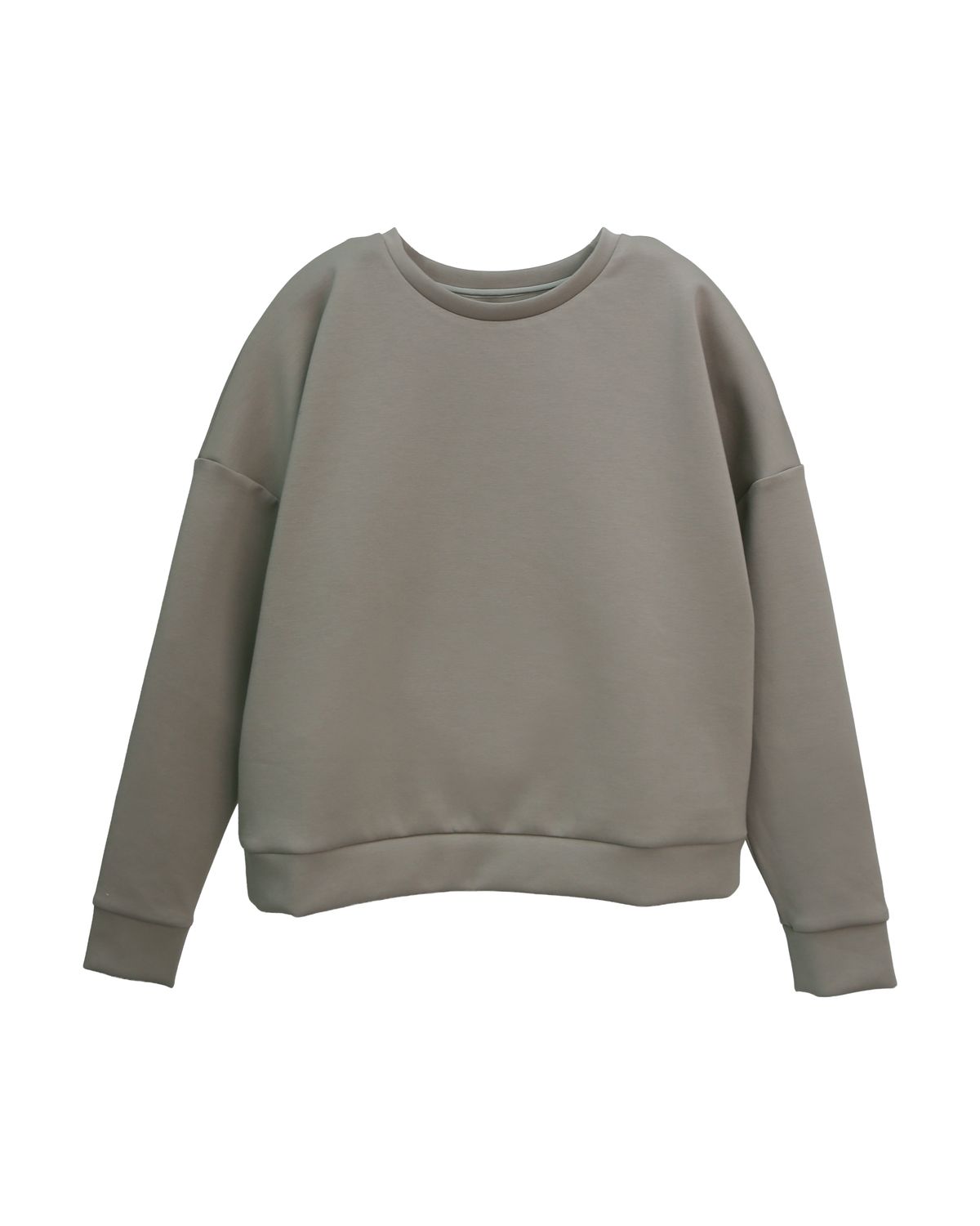 DOUBLE KNIT TOPS - TAUPE