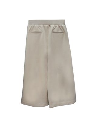 DOUBLE KNIT CULOTTES - PEBBLE