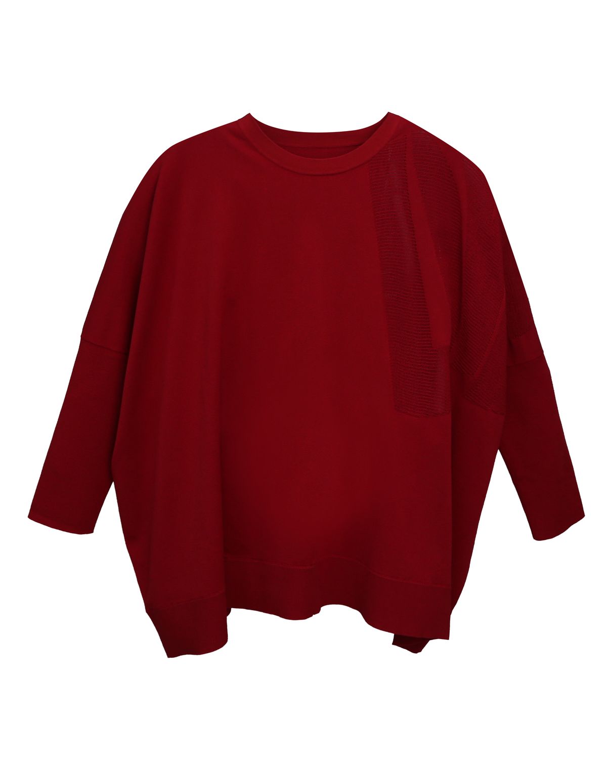 L-O-V-E BOXY TOP - SCARLET