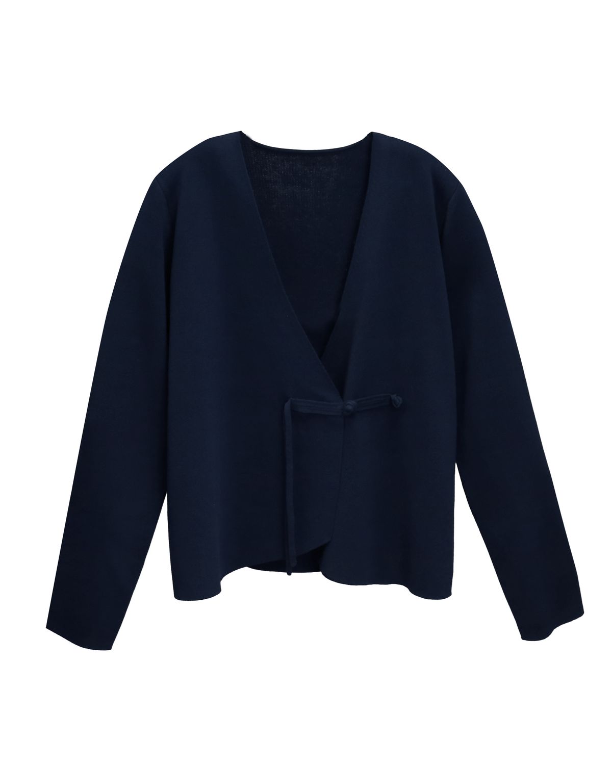 CHINESE BUTTON KNOT JACKET - NAVY