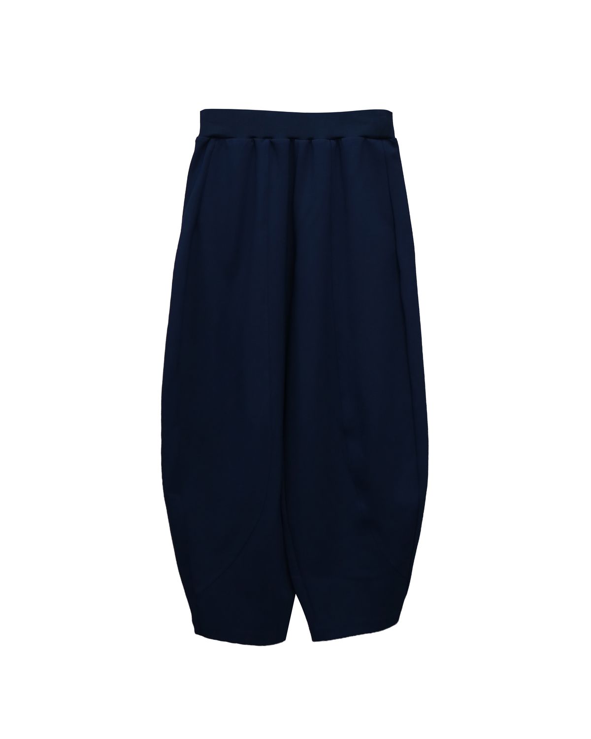 DOUBLE KNIT BARREL PANTS - FRENCH BLUE
