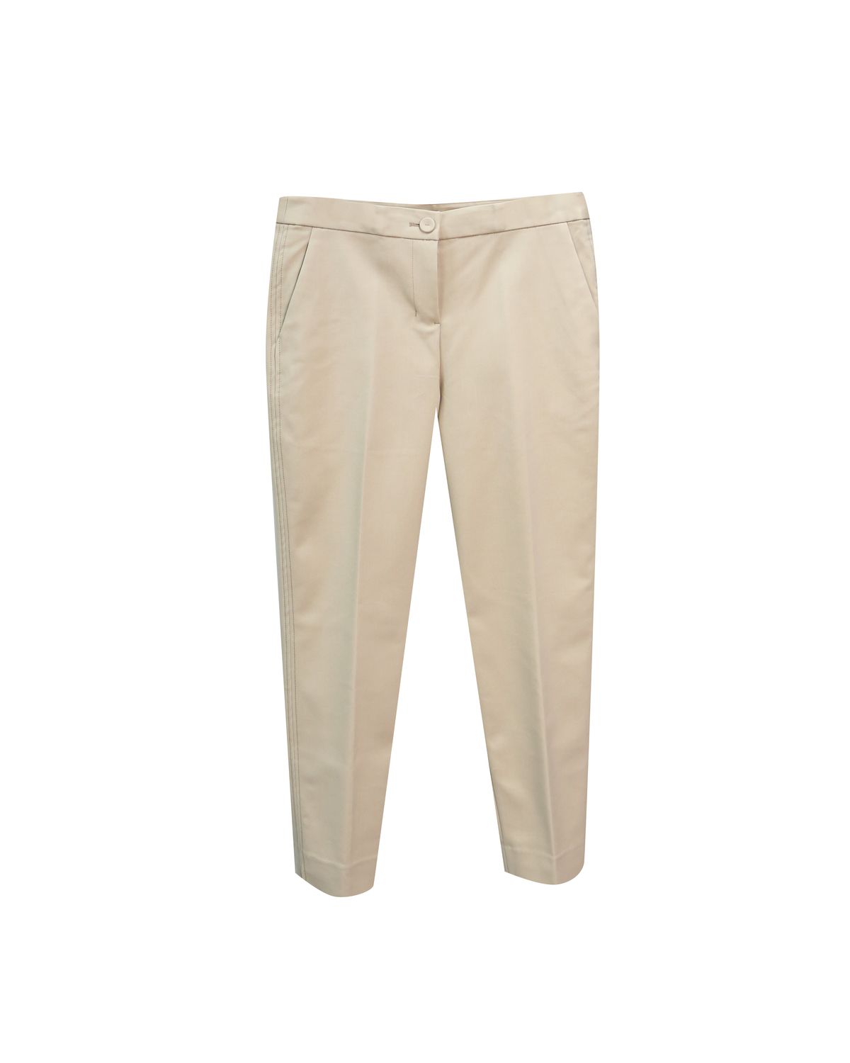 TAPERED PANTS - PEBBLE