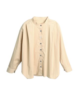 ROUND HEM SHIRT - TOFFEE