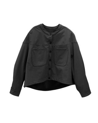 LIGHT WEIGHT BALLOON JACKET - BLACK