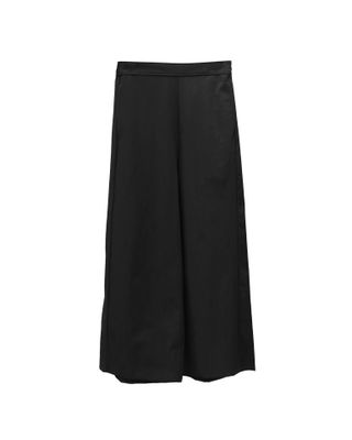 LIGHT WEIGHT COCOON PANTS - BLACK