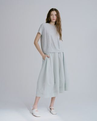 LIGHT WEIGHT BALLOON SKIRT - MINT