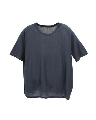 BALLOON CUT KNIT TOP - MINERAL