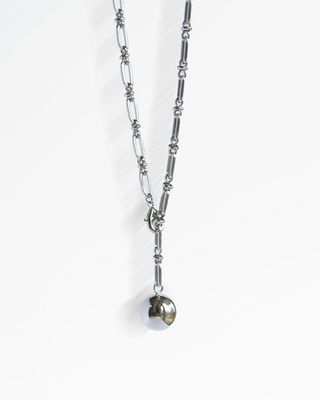 CHARMING SILVER BALL NECKLACE - SILVER