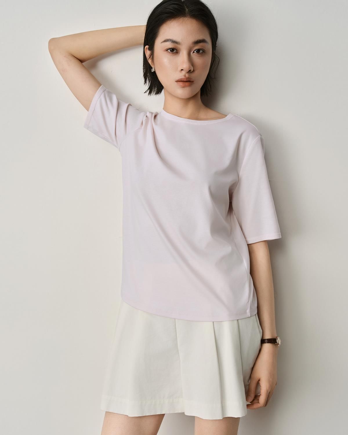 TRIM DETAILED SHORT SLEEVES TOP - PETAL
