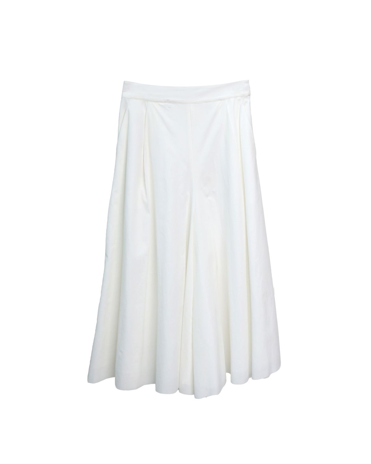 A-LINE FLARE CULOTTES - EGGSHELL