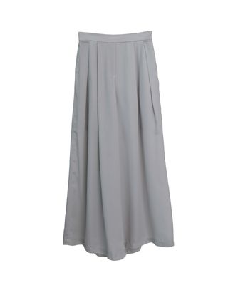 PLEATED WIDE LEG PANTS - SAGE