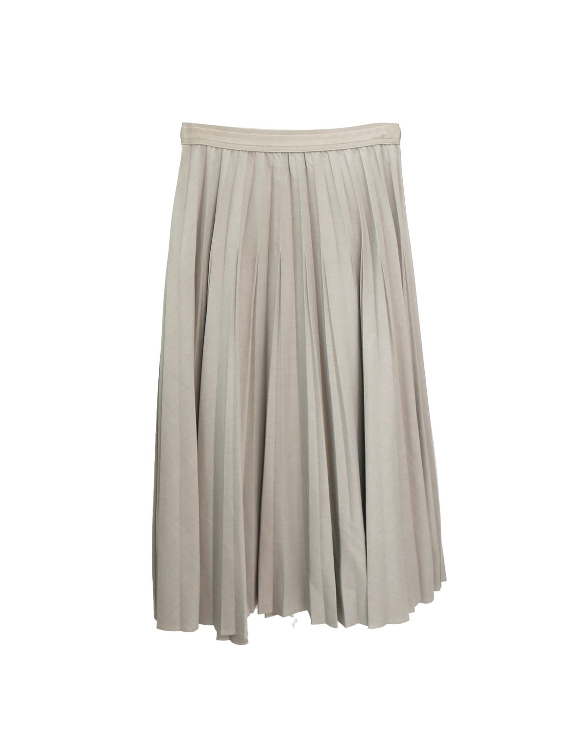 PLEATED SKIRT - TAUPE