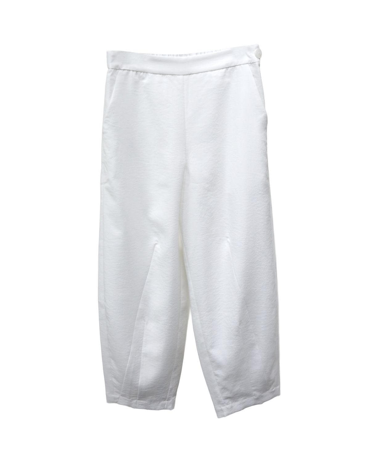 BUTTON DETAILED BALLOON PANTS - EGGSHELL