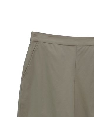 ELASTIC WAIST BERMUDA - PROCELIN