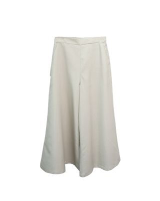 LIGHTWEIGHT FLARE PANTS - PEBBLE
