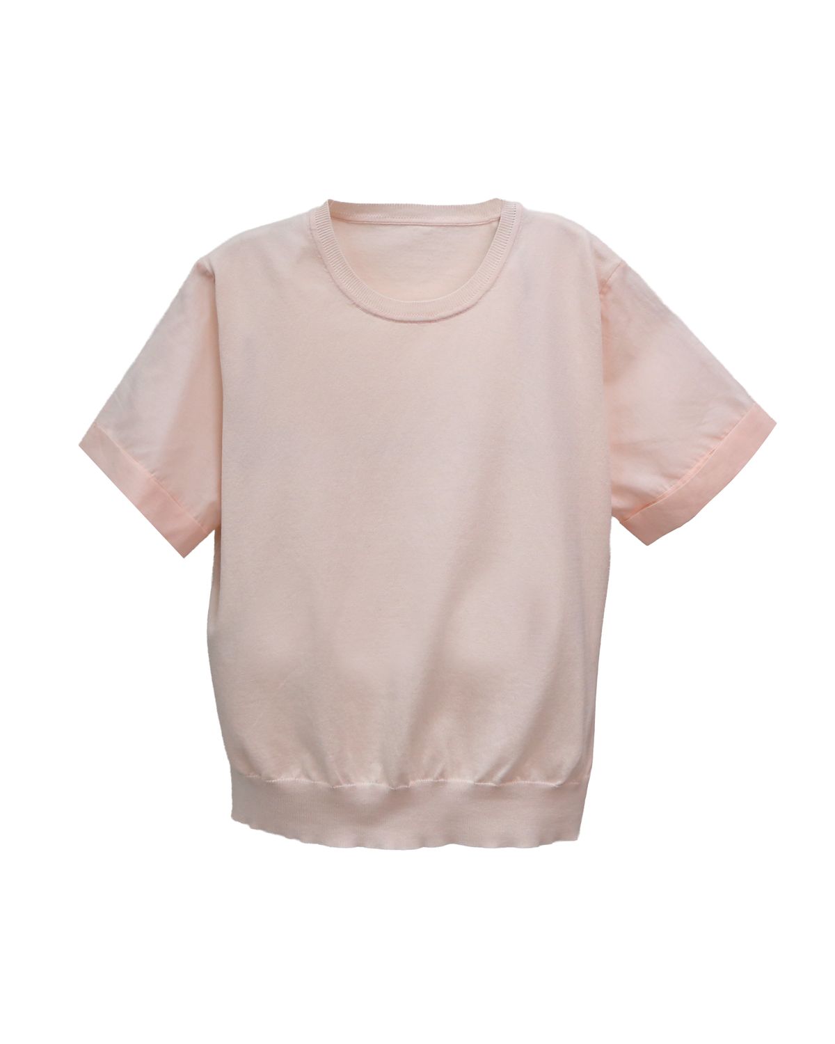 COTTON SLEEVES TOP - ROSE