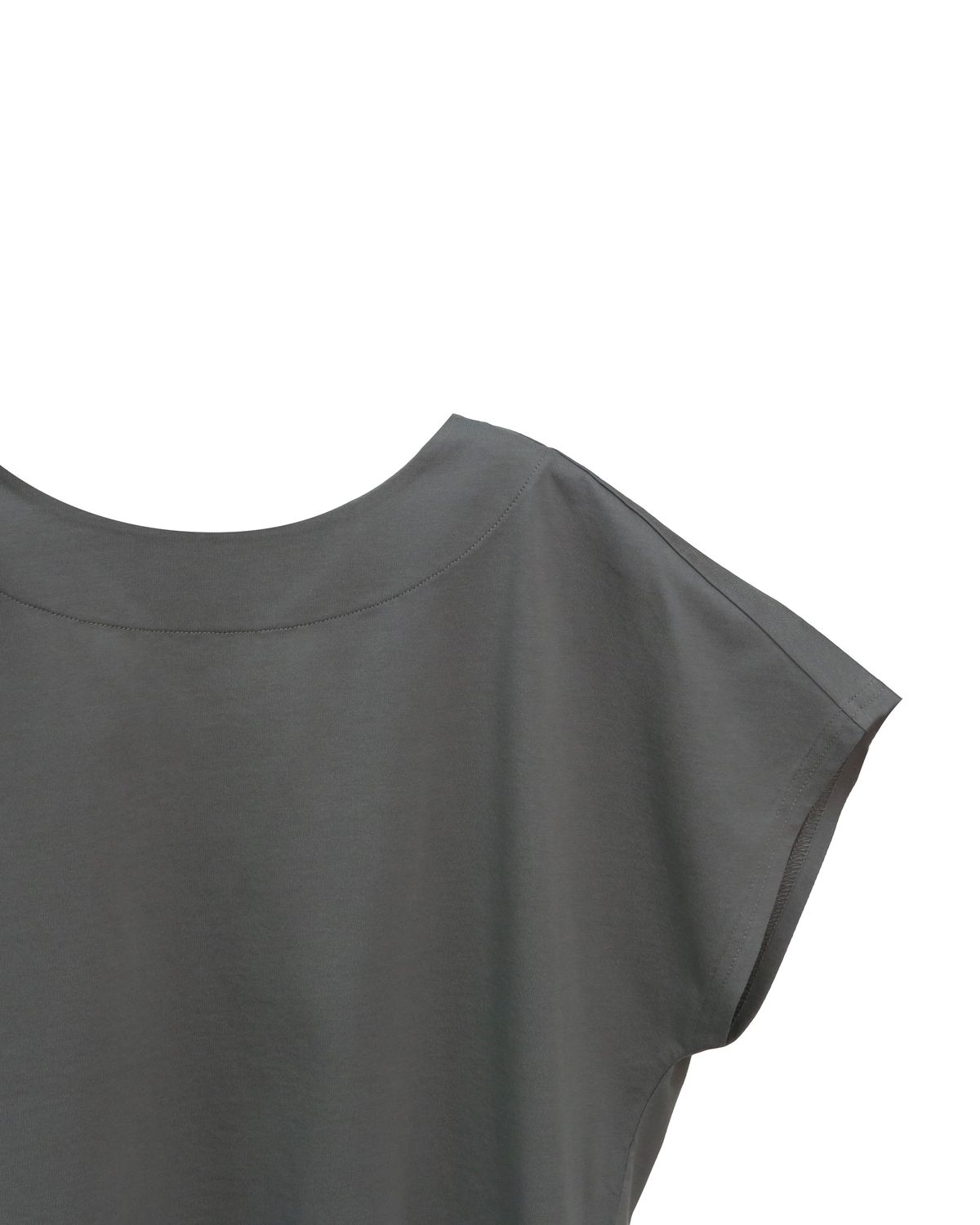 RIBBON DETAILED T-SHIRT - REED