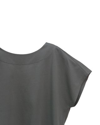 RIBBON DETAILED T-SHIRT - REED