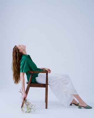 DRAWSTRING SIDE CULOTTES - EGGSHELL