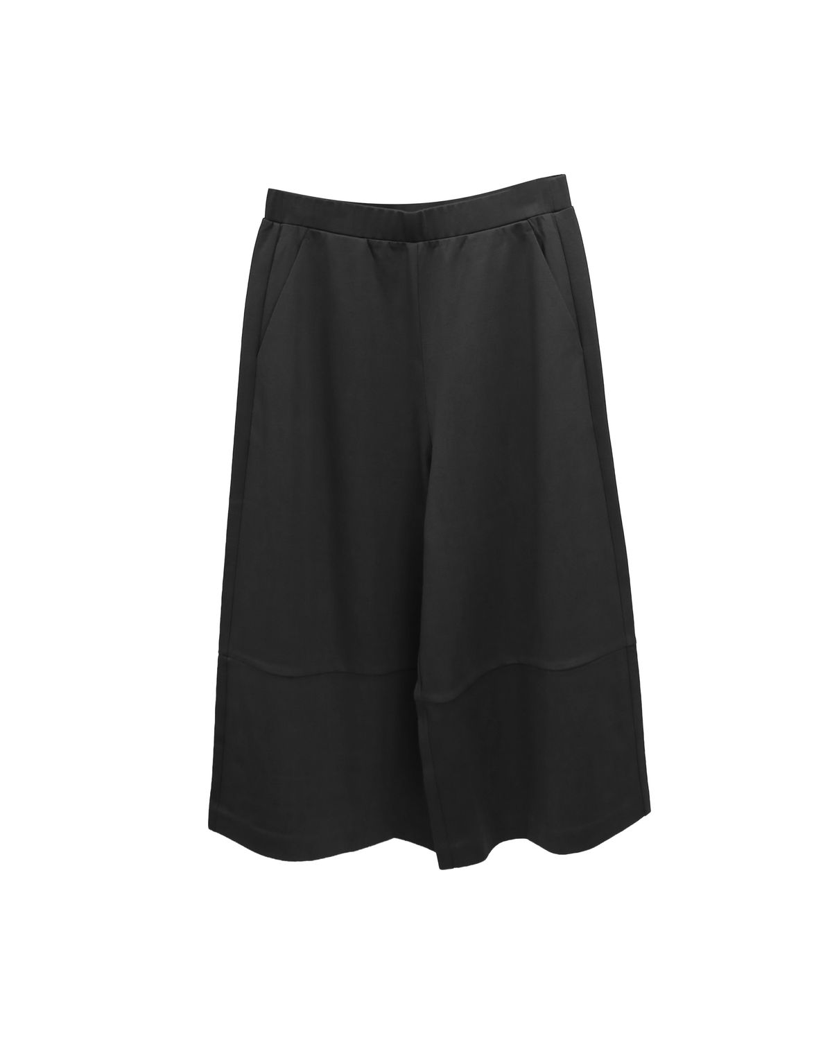 WIDE LEG CULOTTES - BLACK