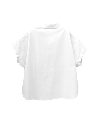 FLORAL EMBROIDERED SHIRT - EGGSHELL/ EGGSHELL