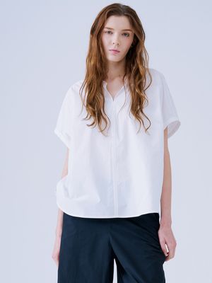 FLORAL EMBROIDERED SHIRT - EGGSHELL/ EGGSHELL