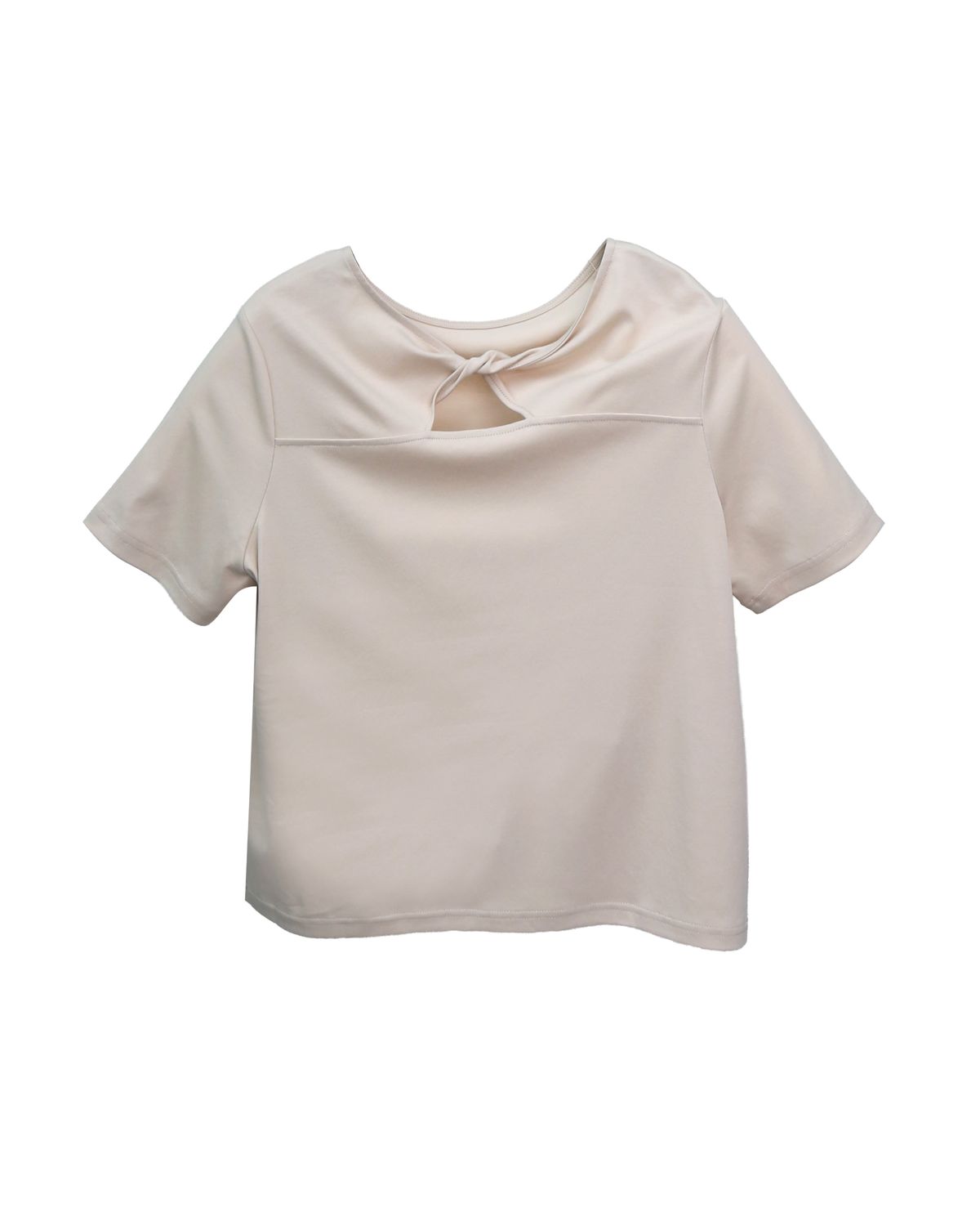 TWISTED BACK DETAIL TOP - CHAMPAIGN