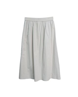 EMBROIDERED SKIRT - POLLEN/ EGGSHELL