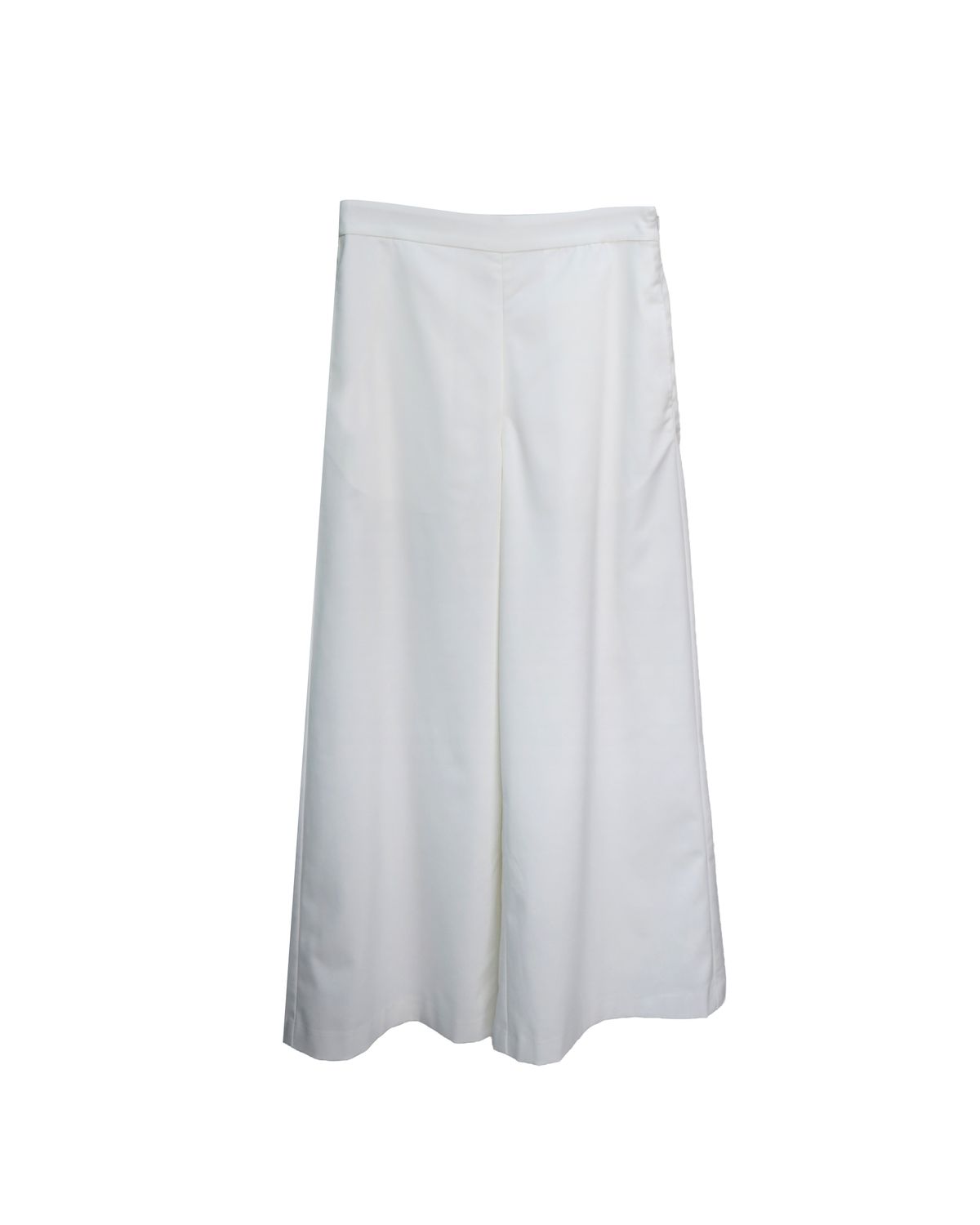 STRAIGHT LEG PANTS - EGGSHELL